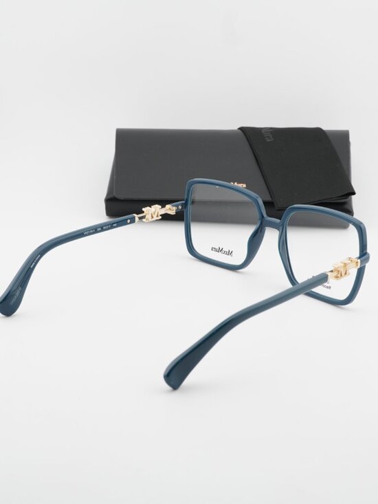 Max Mara MM5108-H 089 Square Eyeglasses - Turquoise / Gold 55mm main image 6